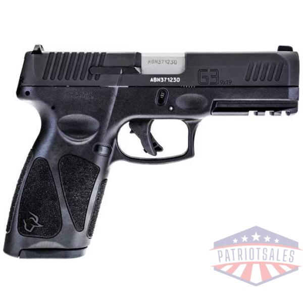 TAURUS G3 9MM 17-SHOT 3-DOT - ADJ. MATTE BLACK POLYMER
