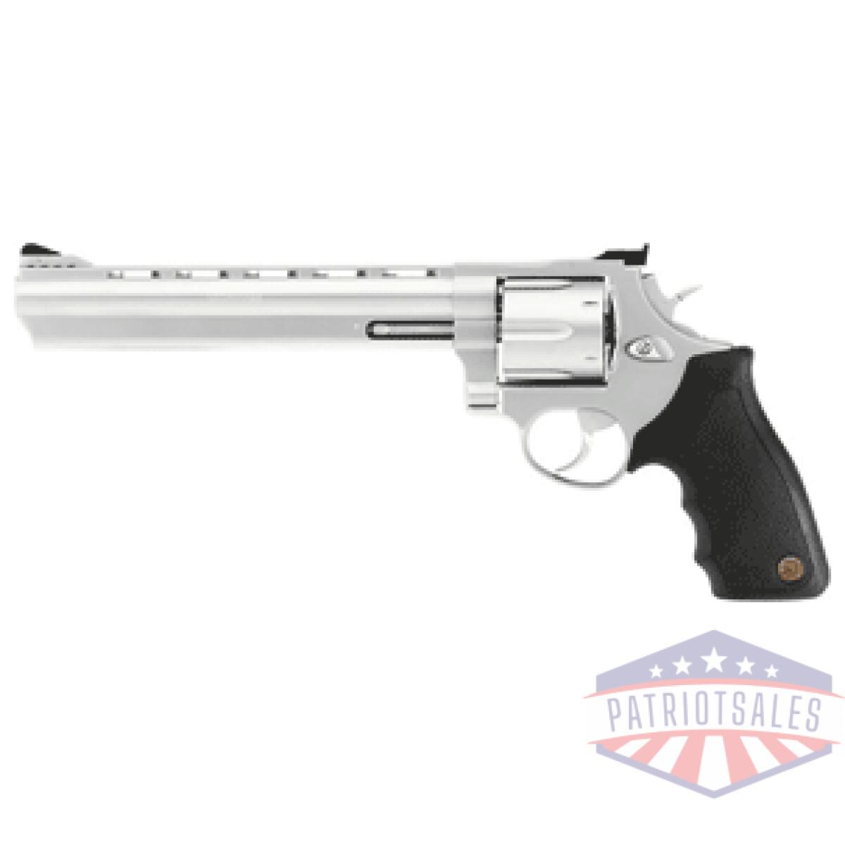 G2440089. Gif - taurus 44 44mag 8. 38"vr 6-sh - as ported stainless rubber - g2440089