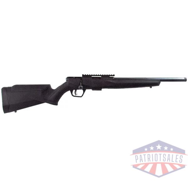 SAVAGE B17FV-SR 17HMR 16.25" - HEAVY BBL THREADED BLACK SYN