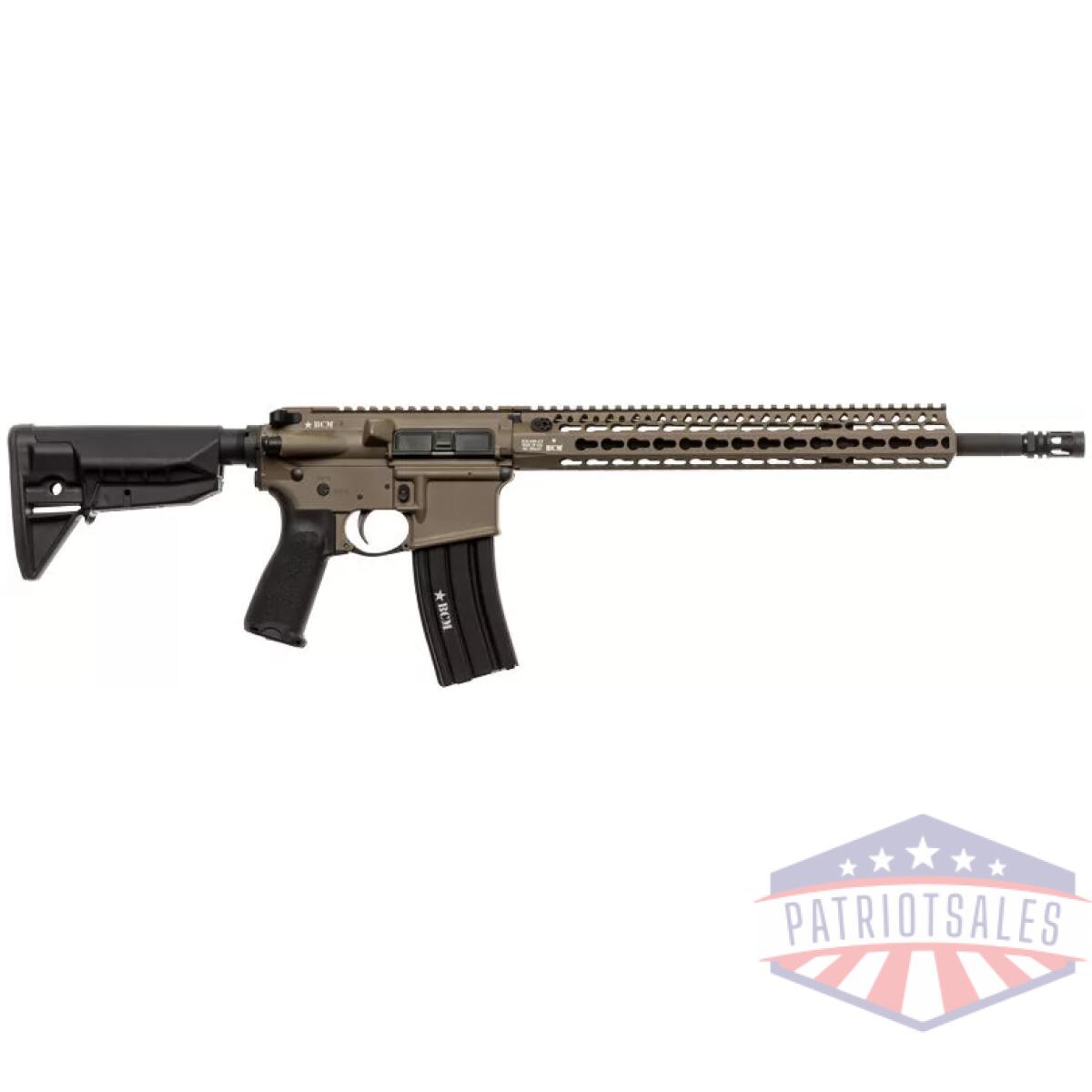 G750790fde. Webp - bcm recce-16 kmr-a ar-15 - 5. 56mm 16" keymod fde 1-30rd - g750790fde