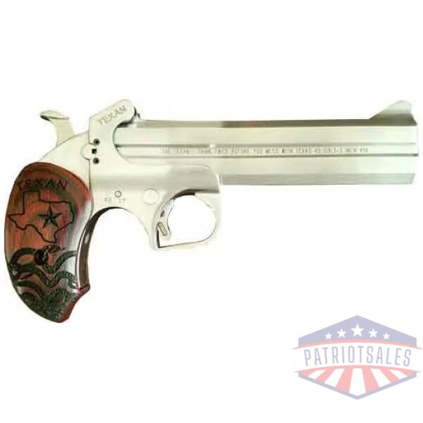 BOND ARMS TEXAN 45LC/410 3" - 6" FS STAINLESS WOOD