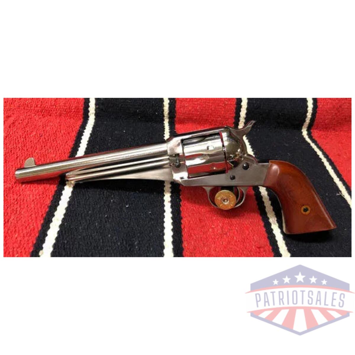 Gca151n00. Webp - cimarron 1875 outlaw 45lc - fs 7. 5" nickel walnut - gca151n00