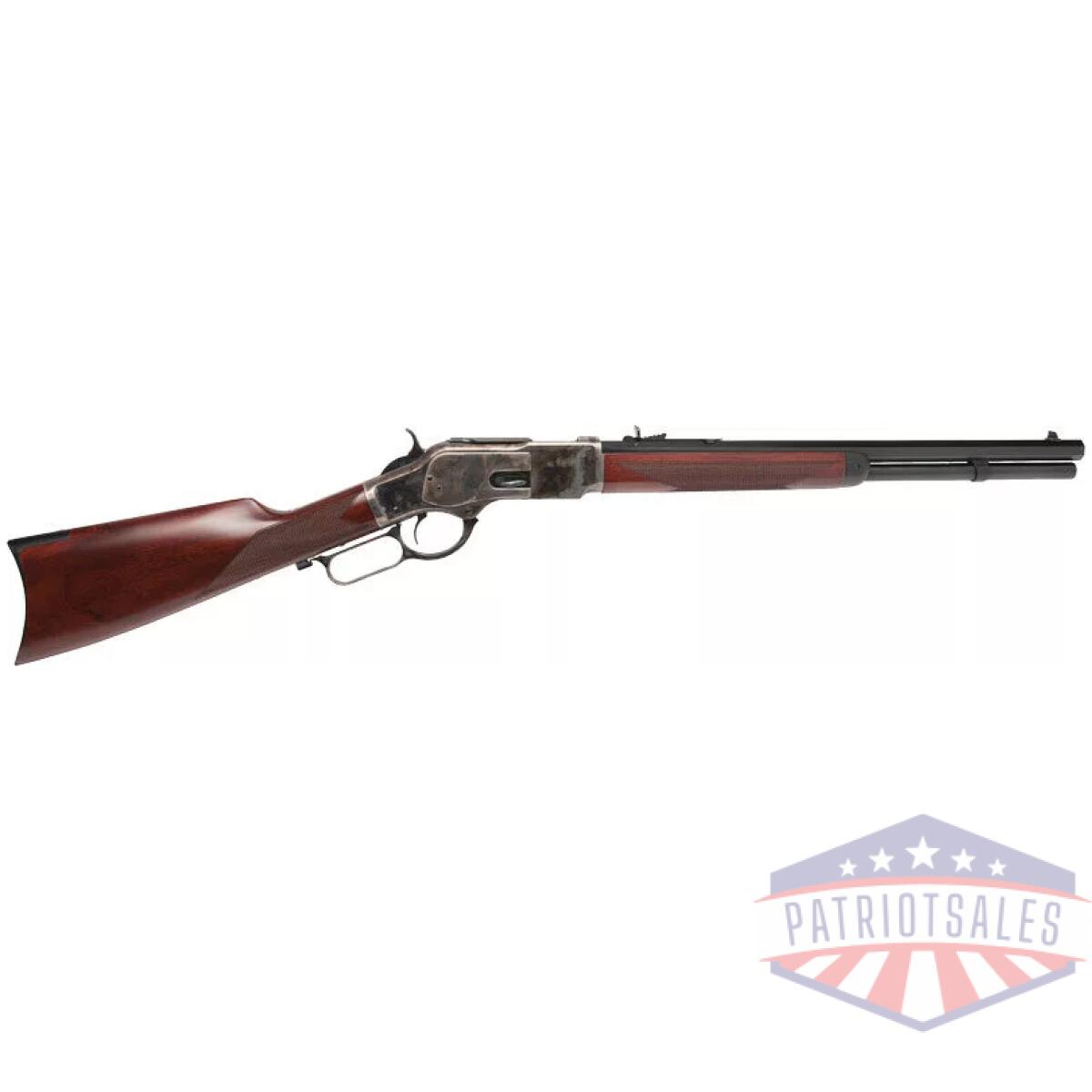 Gca2008g35. Webp - cimarron 1873 saddle rifle - 44/40 win 18" cc/blued walnut - gca2008g35