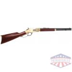 CIMARRON 1866 YELLOWBOY 38SP - 24" OCTAGON BRASS/BLUED WALNUT