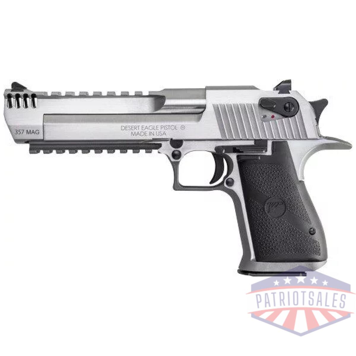 Gde357srmb. Webp - desert eagle mark xix 357mag - 6" s/s muzzle brk blk/appoint - gde357srmb