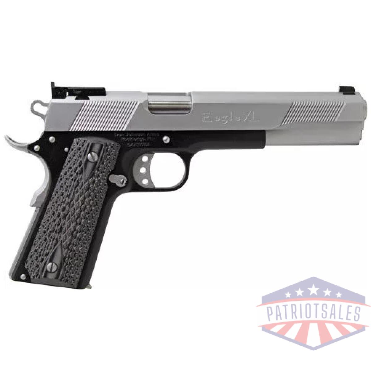 Geaglexl10tt. Webp - iver johnson eagle xl 2-tone - 10mm 6" adj 8rd m. Chrome slide - geaglexl10tt