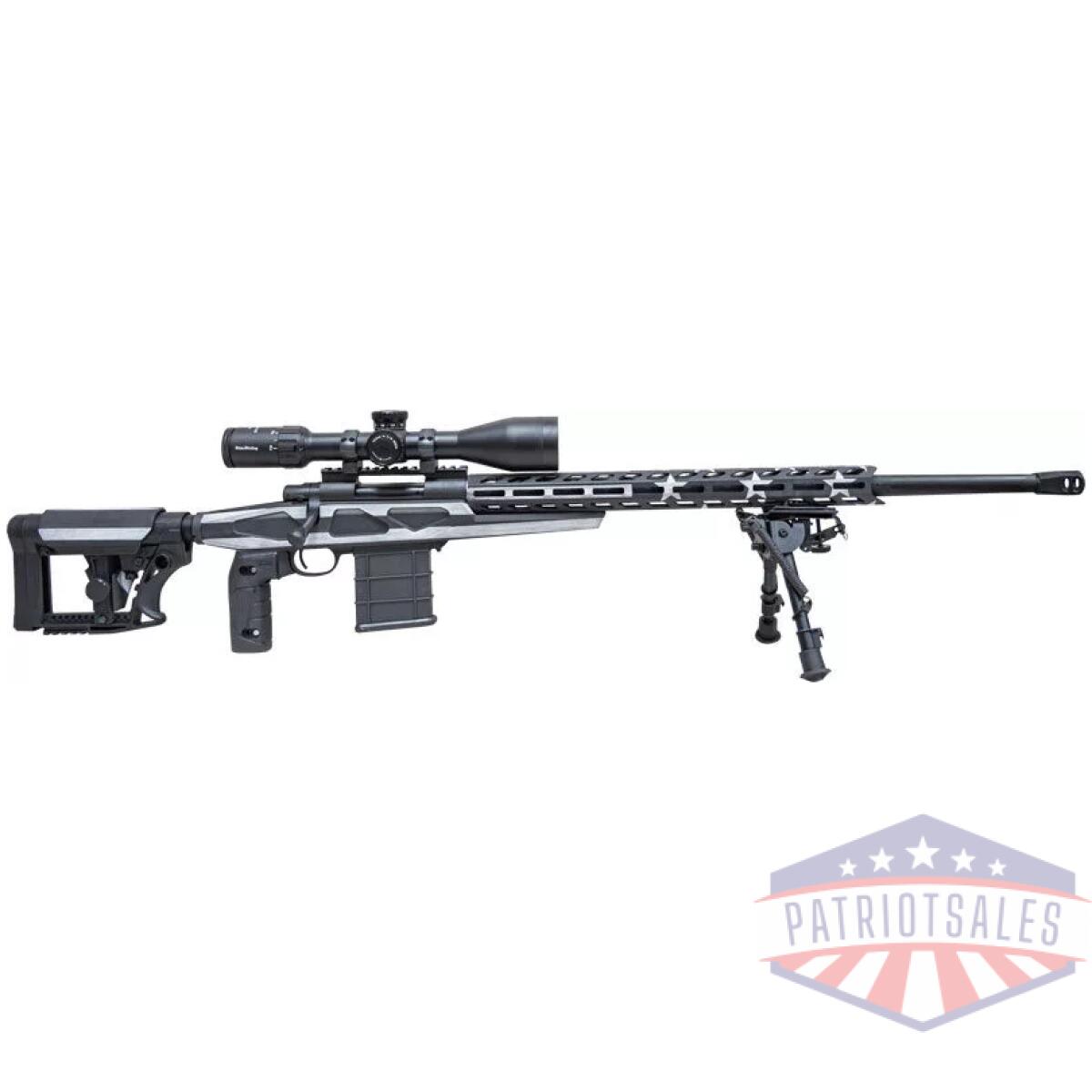 Ghcra73107usgmd. Webp - howa flag chassis mdt w/ bipod - grayscale 308win 24" threaded - ghcra73107usgmd