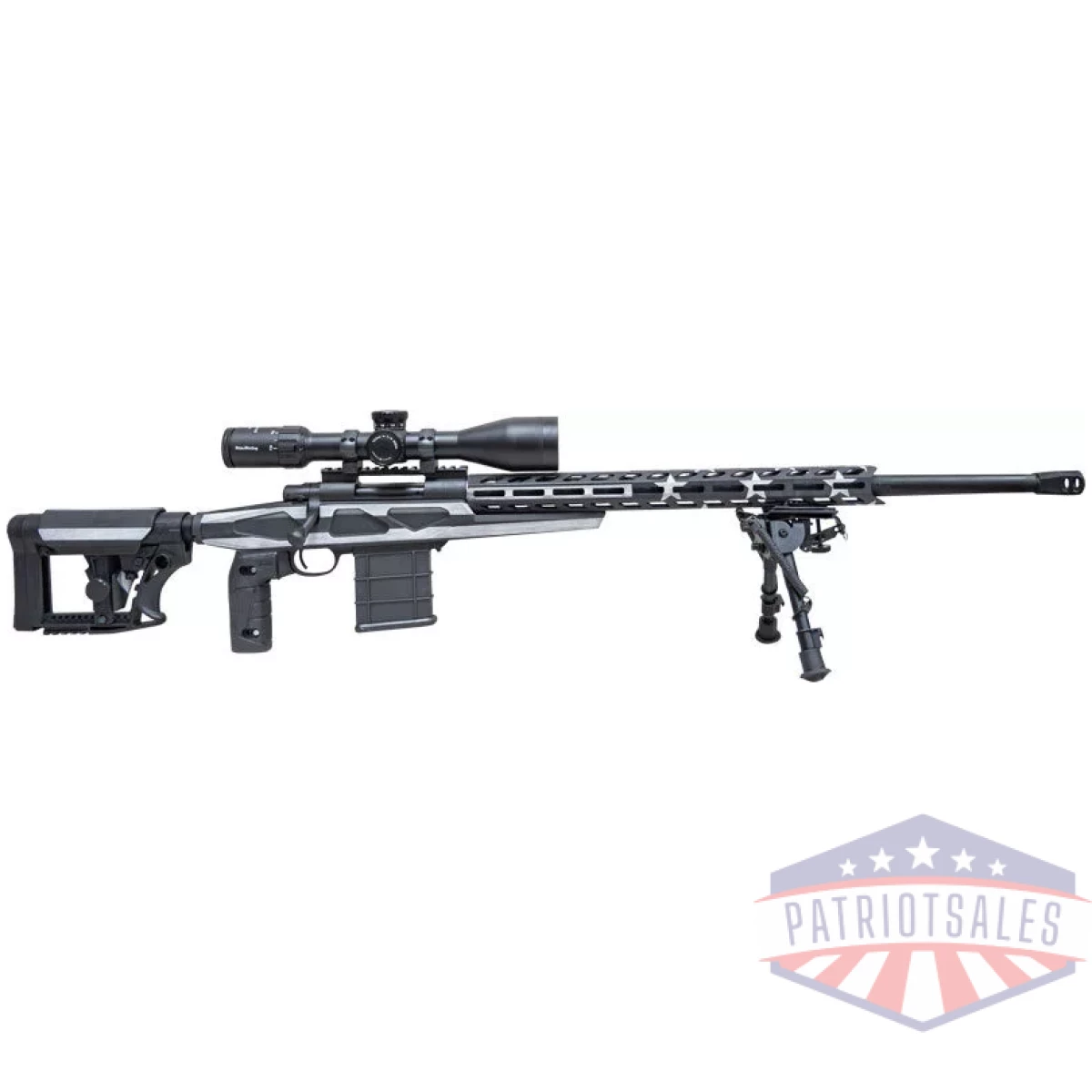 Ghcra73107usgmd. Webp - howa flag chassis mdt w/ bipod - grayscale 308win 24" threaded - ghcra73107usgmd