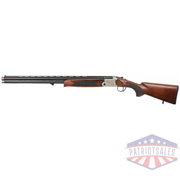 IVER JOHNSON 600LW O/U 12GA 3" - 28"VR CT-5 SILVER/BLACK WALNUT