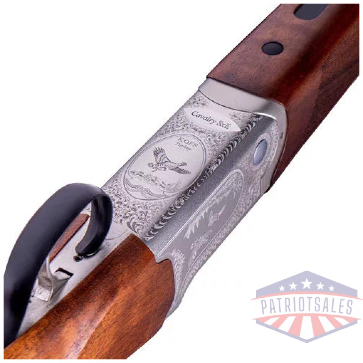 Gkof12sve30_bottom_1. Webp - ati cavalry sx o/u 12ga - 30" vr blued/walnut ejectors - gkof12sve30 bottom 1