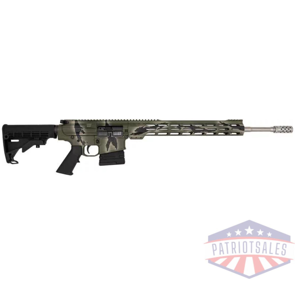 Gl1065sspgrn. Webp - glfa ar10 rifle 6. 5cm 20" s/s - bbl 10-shot pursuit green camo - gl1065sspgrn