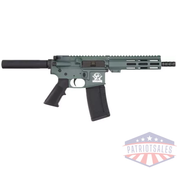 GLFA AR15 PISTOL 223 WYLDE - 7.5" NITRIDE BBL CHARCOAL GRN