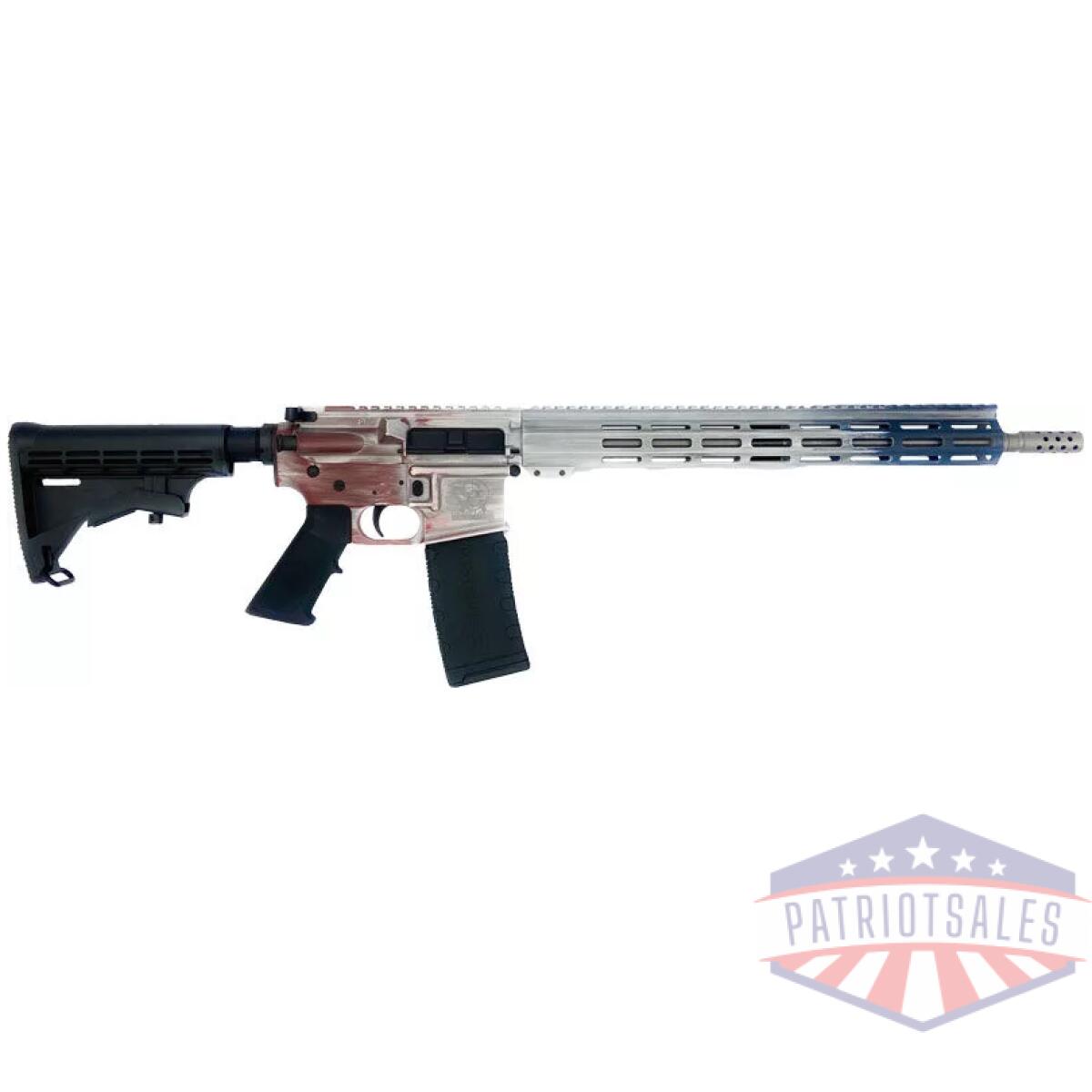 Gl15223ssfrwbl. Webp - glfa ar15 battleworn 223 wylde - 16" 1:8 s/s bbl freedom rwb - gl15223ssfrwbl