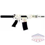 GLFA AR15 PISTOL 223 WYLDE - 7.5" S/S BBL SPLATTER WHITE