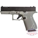 glfa 19 striker 9mm 4" 15 shot - black slide bull shark frame