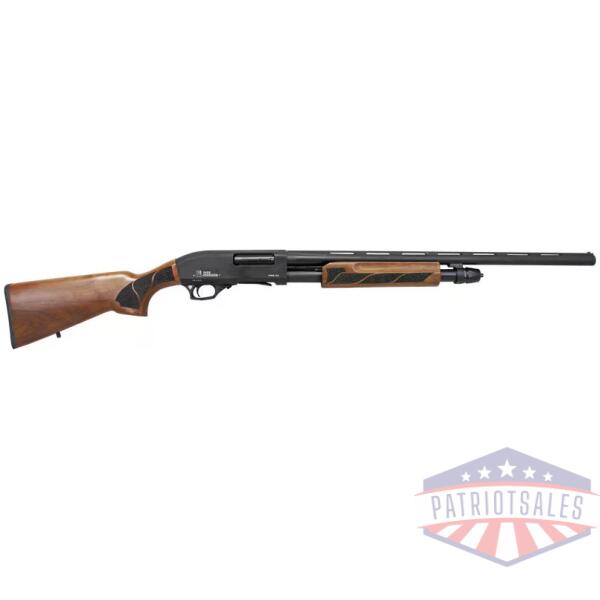 IVER JOHNSON PUMP 12GA. 3" - 26"VR CT-5 BLACK WALNUT