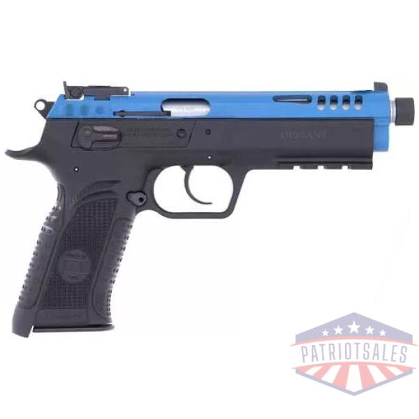 TANFOGLIO FORCE 22LR 4.9" - POLY FRAME BLUE STEEL SLIDE