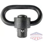 GROVTEC SINGLE HD PUSH BUTTON - SWIVEL BLACK 1 1/4" 1-PACK