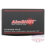 aimshot ultralight laser sight - red fits glock 43
