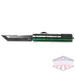 TEMPLAR KNIFE LARGE OTF BACK - THE GREEN 3.5" TANTO ALUMINUM