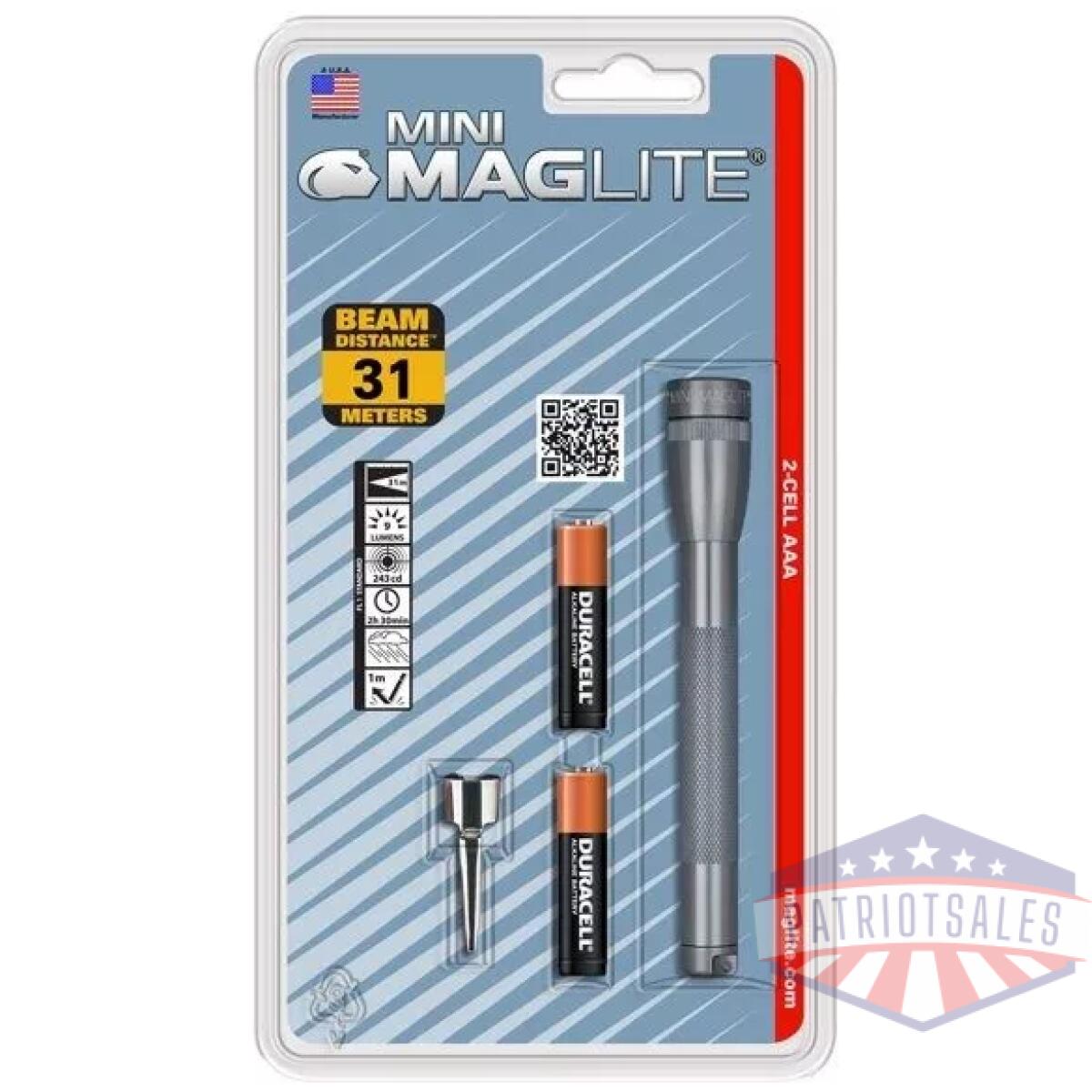 M2a096. Webp - m2a mini mag 2 aa-cell flashlight - m2a096