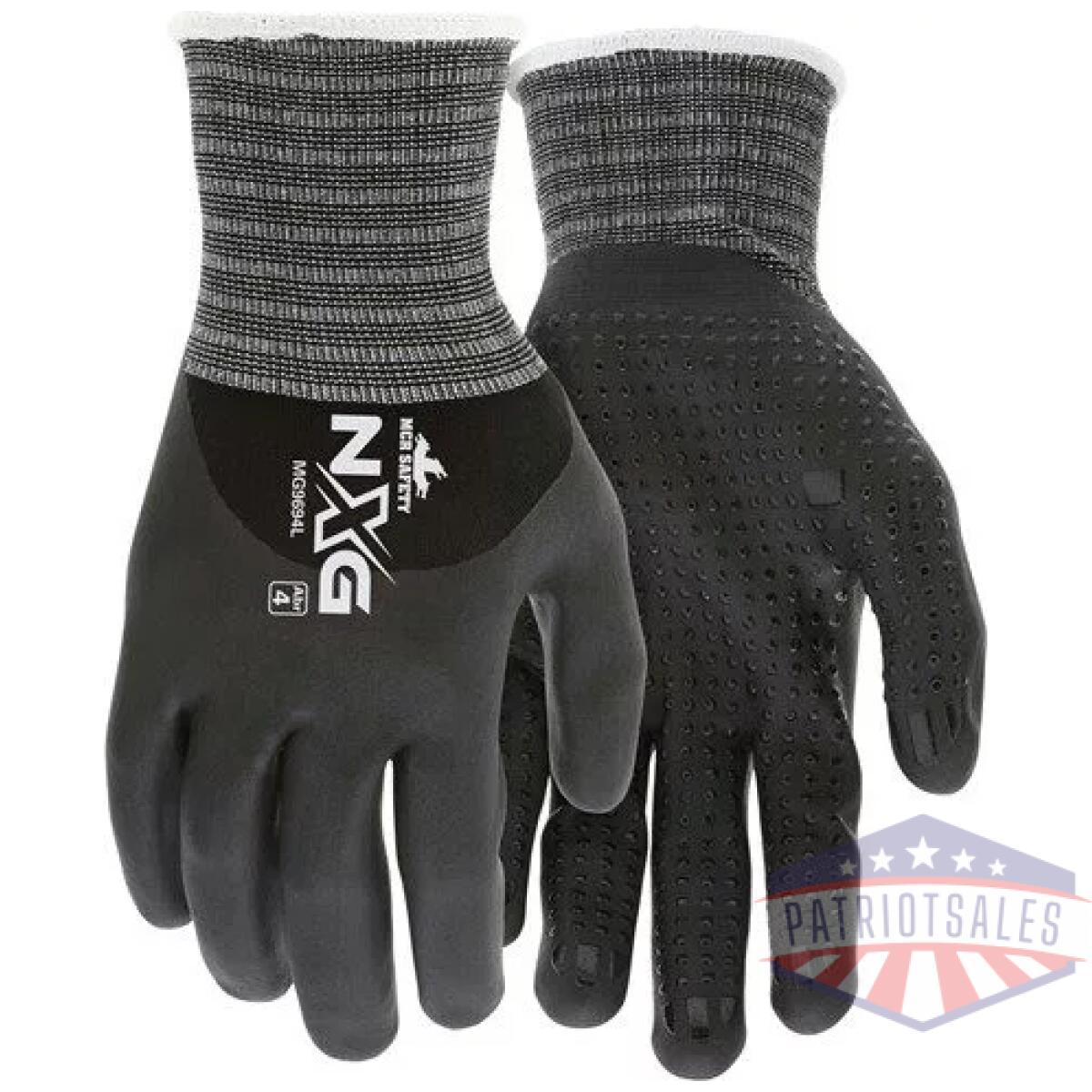 Mcr-mg9694xl. Webp - nylon bi-polymer coat, nitrile dots - mcr mg9694xl