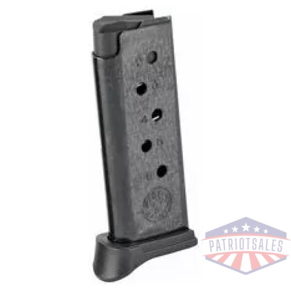 MAG RUGER LCP 380ACP 6RD BL W/EXT