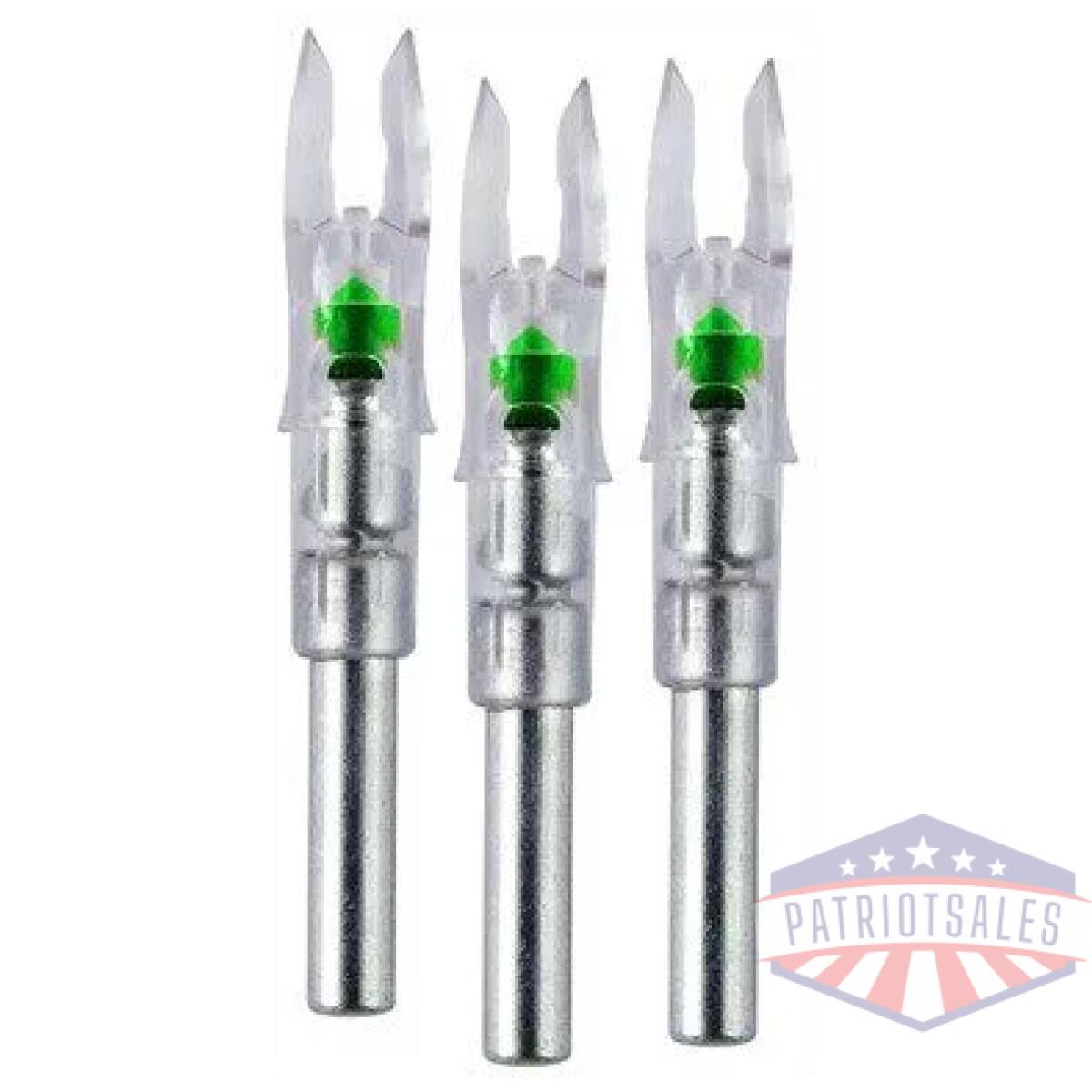 Nt105. Webp - nockturnal lighted nock - gt-series green 3/pack - nt105