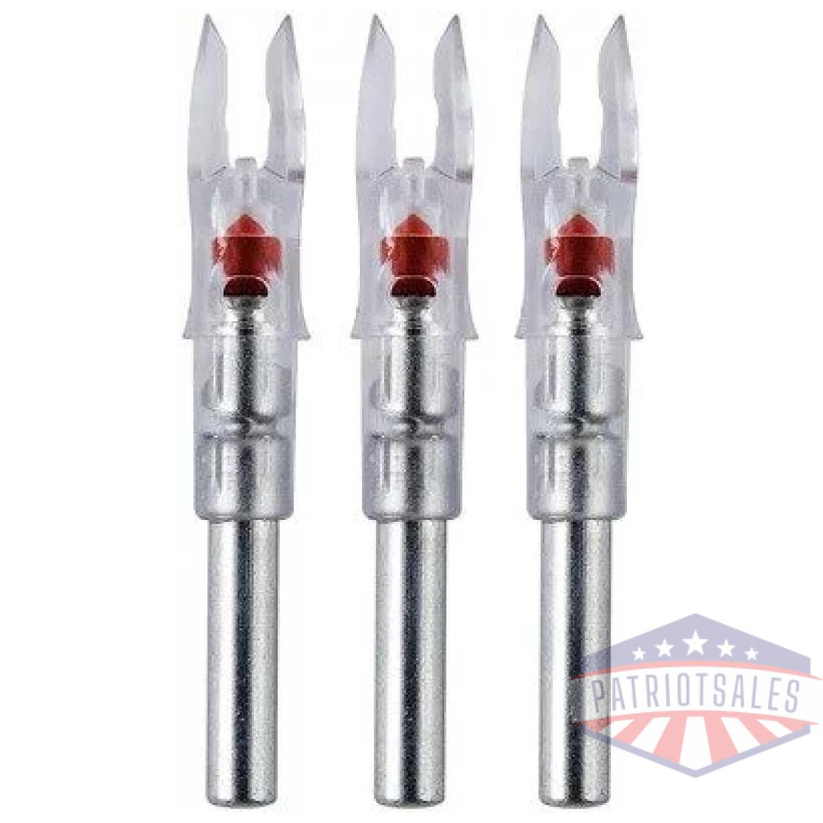 Nt202_1. Webp - nockturnal lighted nock - s-series red 3/pack - nt202 1