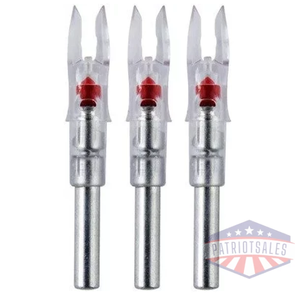 NOCKTURNAL LIGHTED NOCK - X-SERIES RED 3/PACK