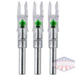 NOCKTURNAL LIGHTED NOCK - X-SERIES GREEN 3/PACK