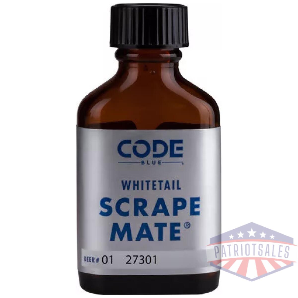 Oa1135. Webp - code blue deer lure scrape - mate 1fl ounce bottle - oa1135