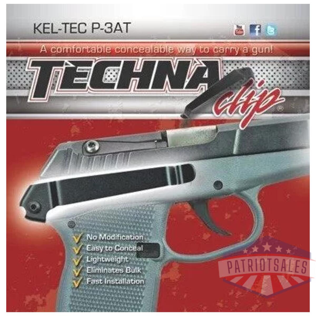 P3br. Webp - techna clip handgun retention - clip kel-tech p3at right side - p3br