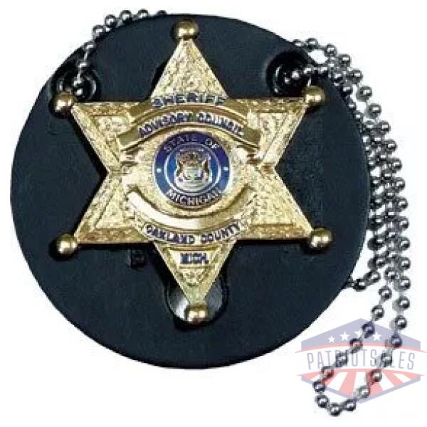 Round Universal Badge Holder w/ Chain