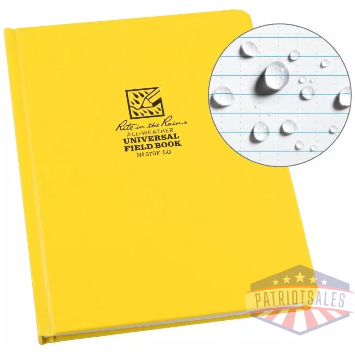 Rir-370f-lg. Webp - fabrikoid universal hard cover book - 6 x 8 yellow - rir 370f lg