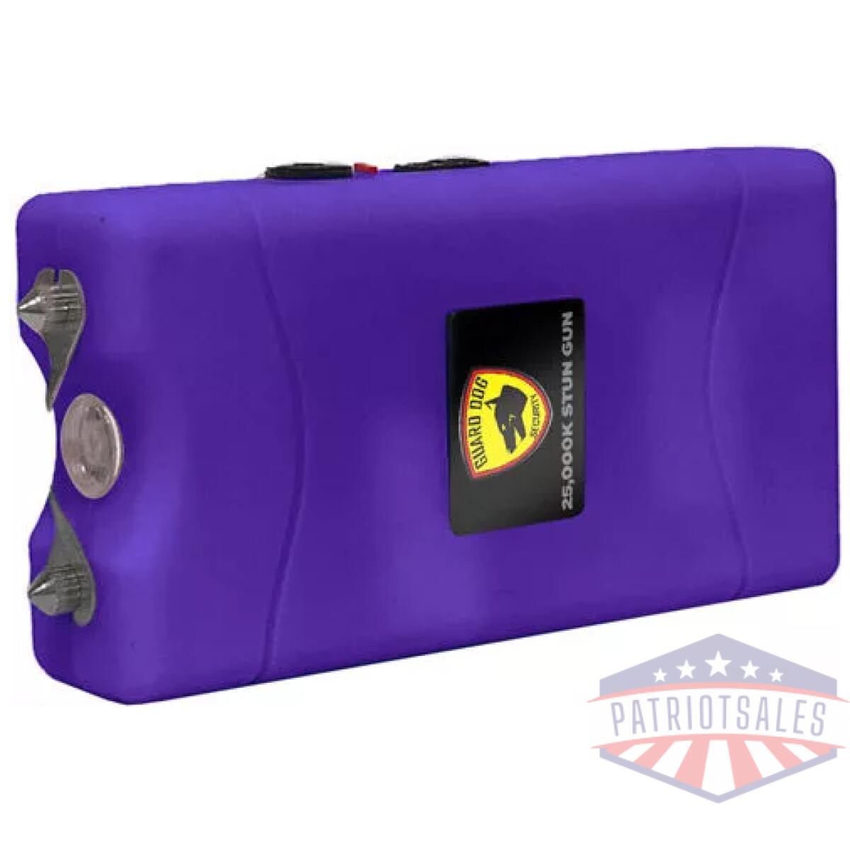 Sggddhvpr. Webp - guard dog disabler stun gun - w/ led light rechargeable purp - sggddhvpr