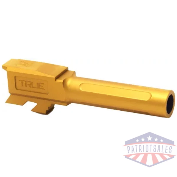 TRUE PRECISION BARREL FOR G43 - NON-THREADED GOLD TIN