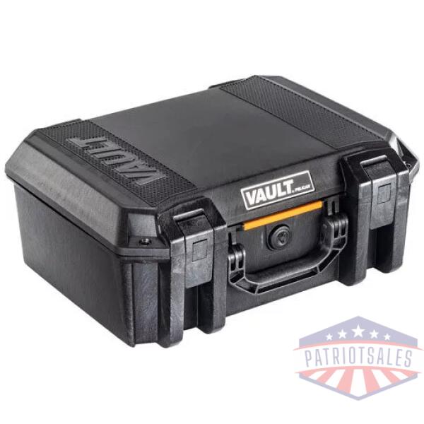 PELICAN VAULT LARGE PISTOL - CASE W/ FOAM BLACK