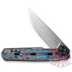 WEKNIFE Navo Flipper Knife Carbon Fiber & Titanium Handle (3.25"" CPM 20CV Blade) WE22026-4
