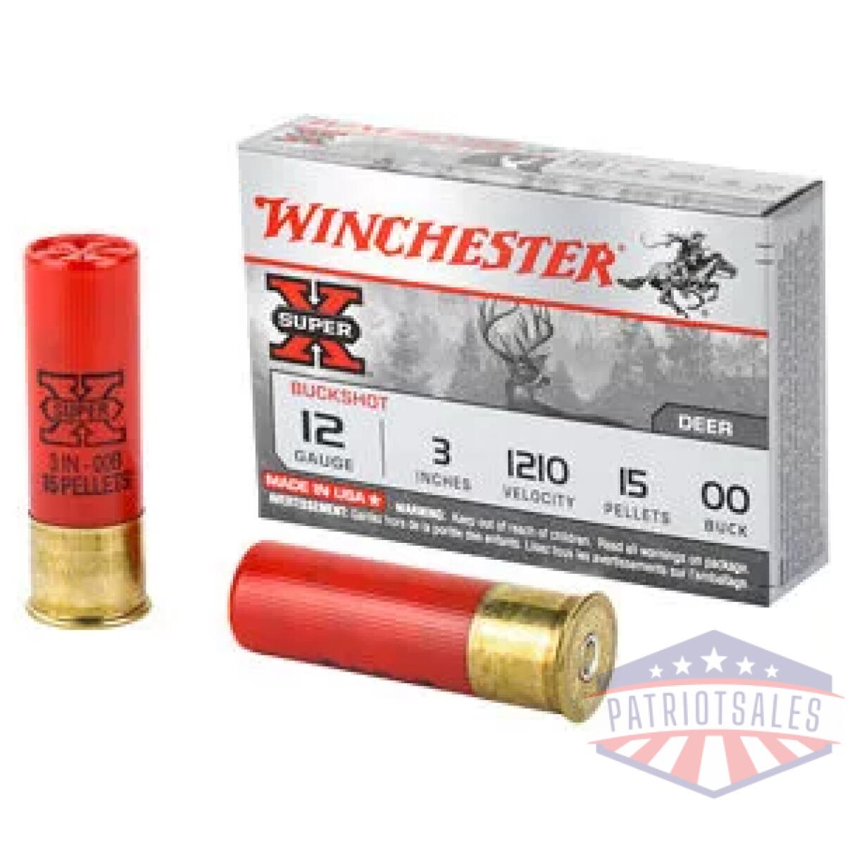 Wnxb12300_1. Webp - win superx 12ga 3" 00bk 15p 5/250 - wnxb12300 1