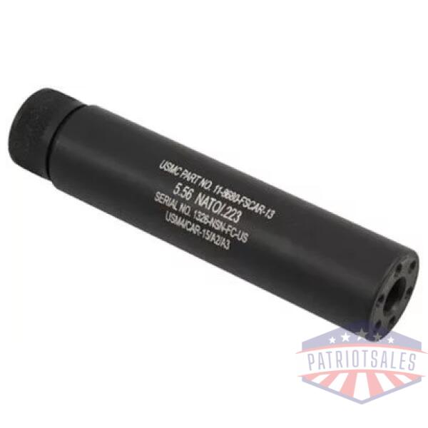 GUNTEC AR15 SLIP OVER FAKE - SUPPRESSOR BLACK