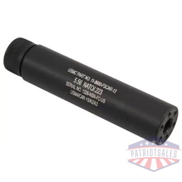 GUNTEC AR15 SLIP OVER FAKE - SUPPRESSOR BLACK