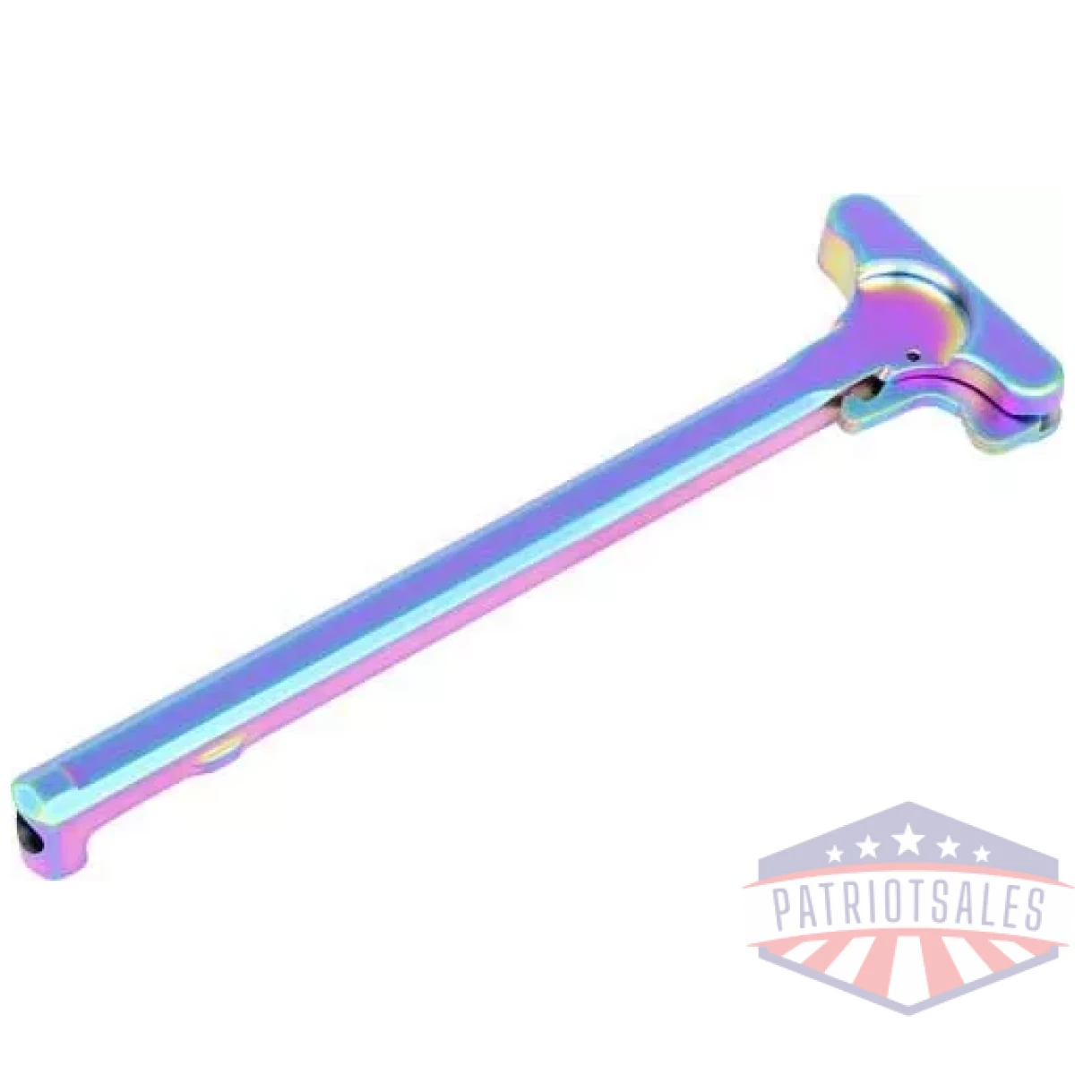 Zchargingmrpvd. Webp - guntec ar15 charging handle - matte rainbow pvd coated - zchargingmrpvd