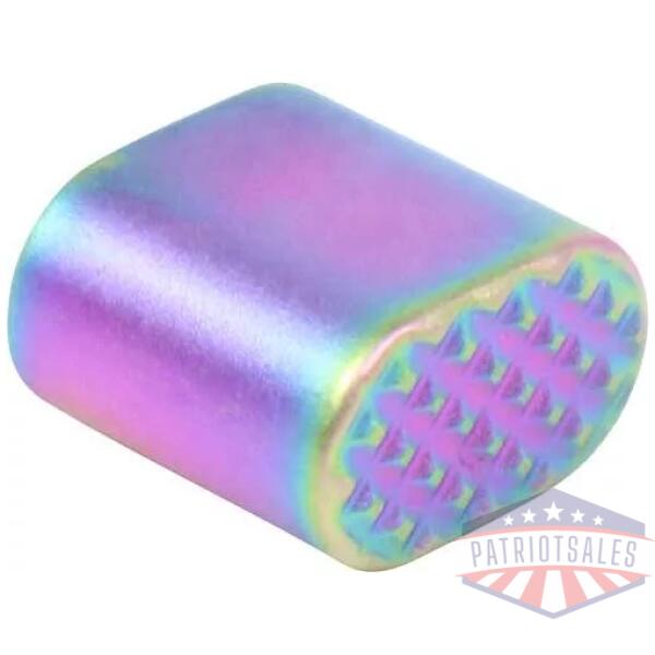 GUNTEC AR15 EXTENDED MAG - BUTTON RAINBOW PVD COATED