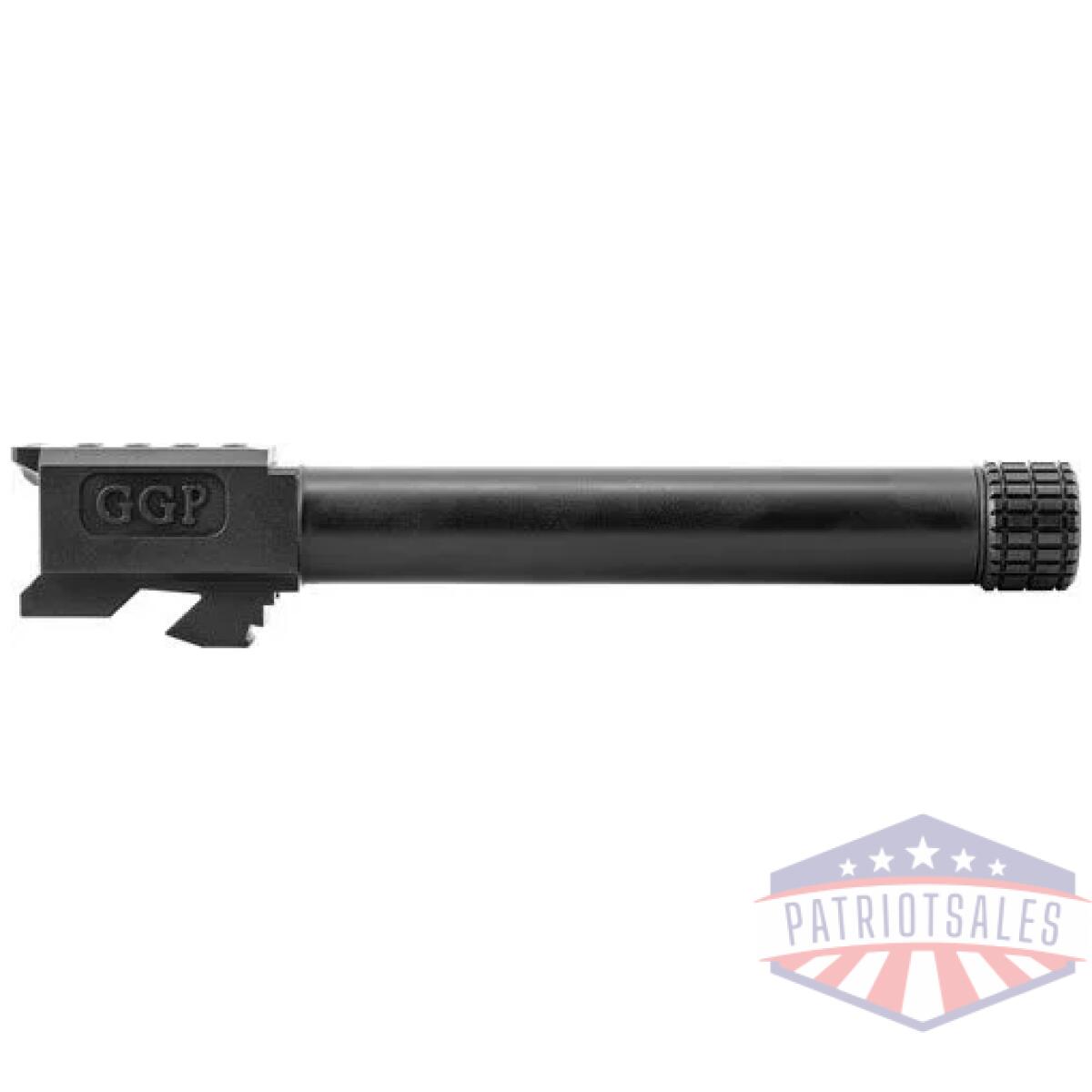Zggpg17tbn. Webp - grey ghost prec for glock 17 - 9mm threaded black nitride - zggpg17tbn