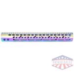 GUNTEC ULTRA LIGHT HANDGUARD - 15" M-LOK RAINBOW PVD