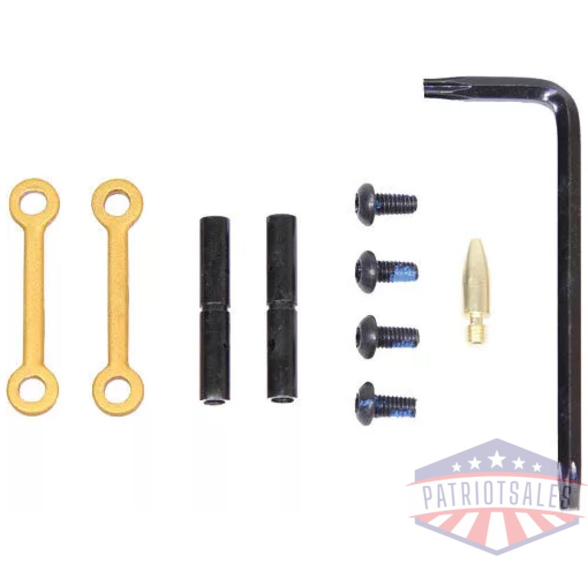 Zgtarpgold. Webp - guntec ar15 anti rotation - pin set anodized gold - zgtarpgold