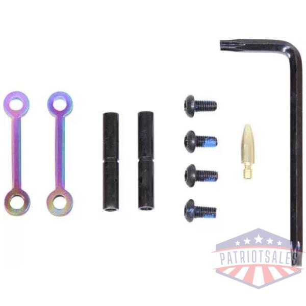 GUNTEC AR15 ANTI-ROTATION - TRIGGER/HAMMER PIN SET RAINBOW