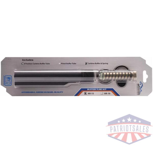 Kit Buffer Tube Carbine Length 6 Position Mil Spec Black