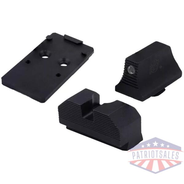 XS Sights Glock MOS Optic Mount Bundle for Glock RMR Tritium Black